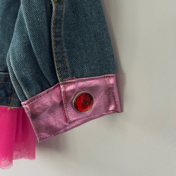 Little Girls “Dance it Out” patch detailed Jacket, Tee, & Tutu Set, NWT, Size 2T - Picture 10 of 10